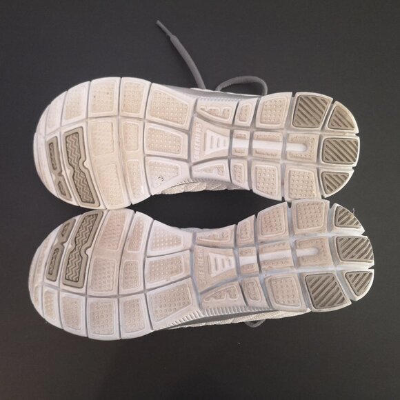 Skechers Skech-Knit Ladies Size 7 Off White lace Closure Flex Sole Sneakers - Picture 5 of 7